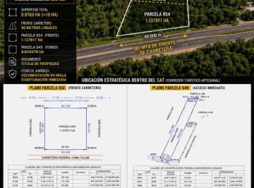 Terreno comercial , Tulum · 10 Hectáreas en Tulum - Coba Km 10.8