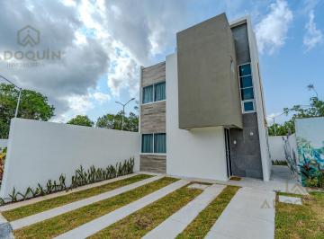 Casa en condominio · 97m² · 3 Recámaras · 2 Estacionamientos · Estrena Casa a Precio de Depa Cofinavit Villas Bonanza Infonavit Total Playa del Carmen