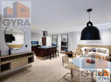 ESTANCIA HACIA  COCINA · Departamento en Venta en Santa María La Ribera, Alcaldía Cuauhtémoc, Cercano a Insurgentes.