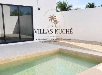 Piscina acabado chukum · Casa en Renta San Benito Villas Kuche