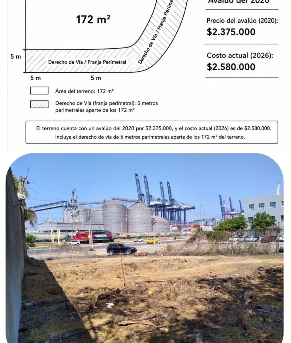 Se Vende Terreno con Cimentacion Terminada - Proyecto Hasta 5 Pisos, Manzanillo Col
