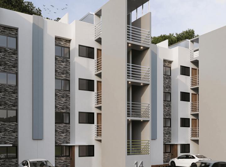 Fachada · Tres60 Condominios // Departamentos con Rooftop en Preventa