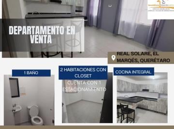 Departamento de 2 habitaciones, El Marqués · Departamento de $1,100,000en Real Solare - Marquéz