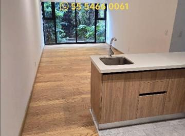 Planta baja, diseño tipo loft, jardín integrado · Departamento en Planta Baja con Jardín Privado y Amenidades en Las Águilas