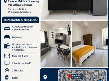 Departamento de 1 habitación, Los Cabos · Departamento Amueblado Zona Centro