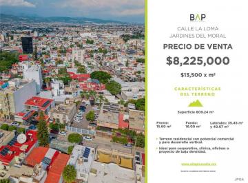 Terreno / Lote , León · Terreno de 609 m² en Venta en Jardines del Moral