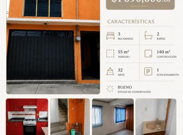 Casa de 3 habitaciones, Ecatepec de Morelos · Casa de 55 m² con 3 Recámaras en Venta en Ecatepec de Morelos