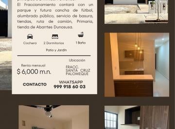 Casa de 2 habitaciones, Mérida · Renta Casa en Santa Cruxx Palomeque