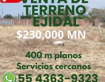 Terreno / Lote · 400m² · Venta de Terreno de 400 m en Cuautla Ejidal