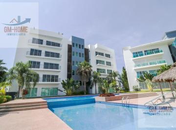 Departamento · 154m² · 2 Recámaras · 2 Estacionamientos · Departamento en Renta Anual en Isla Mazatlán, Marina