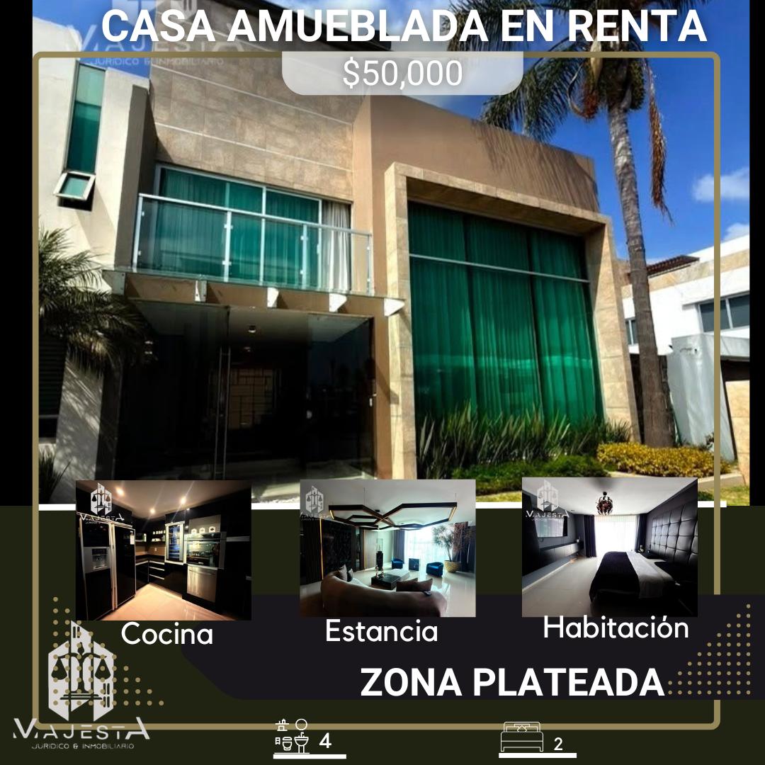 Furnished House for Rent in Zona Plateada
