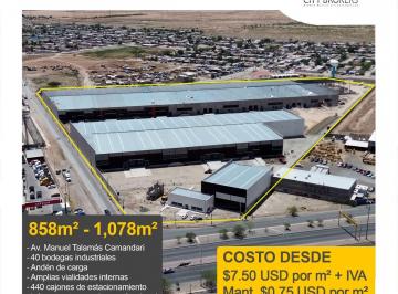 Bodega comercial , Juárez · Nuevas Bodegas Industriales en Renta