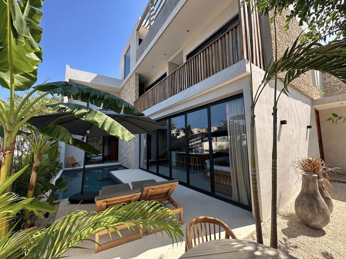 Furnished Villa with Garden, Swimming Pool, and Private Rooftop for Sale in Tulum