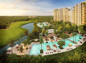 Departamento · 85m² · 2 Recámaras · 2 Estacionamientos · Departamento con Club de Playa & Golf en Venta Corasol Playa del Carmen