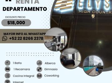 Departamento de 1 habitación, Guadalajara · Departamento Exclusivo | Elysiam High Country