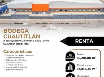 bodega cuautitlan.PNG · Bodega Comercial en Renta en San Lorenzo Río Tenco