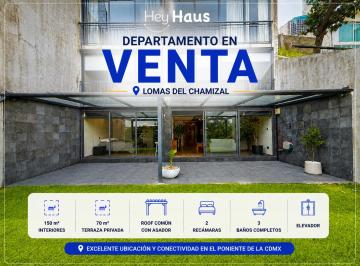 Departamento de 2 habitaciones, Cuajimalpa de Morelos · Departamento en Venta en Lomas del Chamizal, Cuajimalpa de Morelos