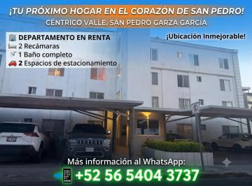 Departamento de 2 habitaciones, San Pedro Garza García · Pequeño Departamento en San Pedro (Centrito Valle)