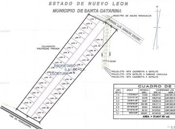Terreno industrial , Santa Catarina · Terreno en Venta 52,000 m² Parque Industrial Colosio