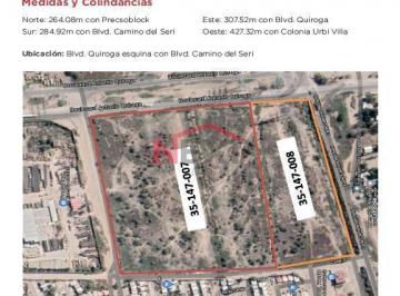Foto principal · Se Vende Terreno Sobre Blvd Quiroga en Hermosillo Son.