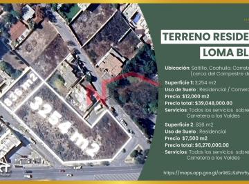 Foto principal · Terreno Comercial en Venta en Colonia Loma Blanca Carretera a Los Valdes