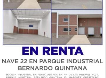 Bodega comercial , El Marqués · Renta Nave 22 Parque Bernardo Quintana