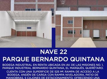 Bodega comercial , El Marqués · Renta Nave 22 Parque Bernardo Quintana