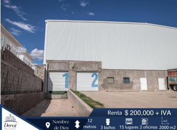 Bodega comercial , Chihuahua · Bodega Industrial en Renta con Amplia Capacidad de Almacenamiento, Oficinas Equipadas