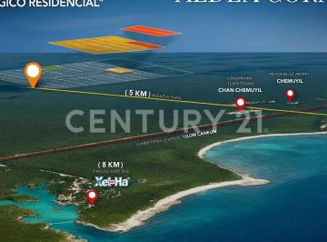 Terreno / Lote · 940m² · Lote Residencial de 940 m² en Aldea Coral, Chemuyil – Riviera Maya