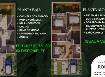 Casa de 3 habitaciones, Morelia · Casas Nuevas en Venta Fraccionamiento Veronesa 3 Rec Cancha de Pádel Cerca de La Seep y El Crumva