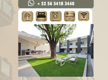 Departamento de 1 habitación, Monterrey · Loft Moderno en Zona Tec | Vista a La Alberca