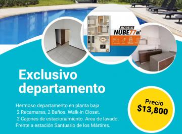 Departamento de 2 habitaciones, San Pedro Tlaquepaque · Excepcional Departamento Cerca del Iteso