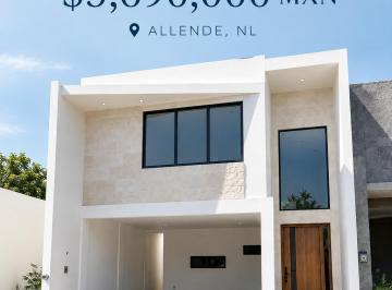 Casa en Venta de 3 habitaciones Los Encinos · Casa Nueva en Allende Nl, Fracc. Piedralta