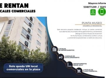 Local comercial , Coyoacán · Local de 100 m² en Renta en Coyoacan Plaza Punta Museo