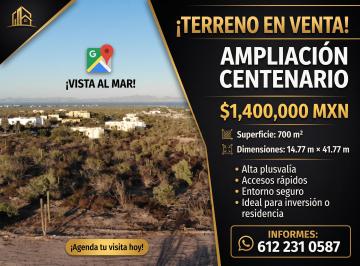Terreno / Lote , La Paz · Últimos 2 Lotes Precio de Oportunidad, con Vista a La Bahía, La Paz B. C. s.