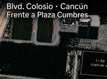 Terreno / Lote · 12637m² · Terreno Para Desarrollo Residencial o Comercial en Zona Cumbres Cancún