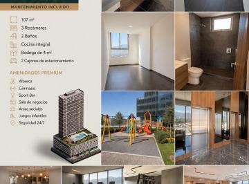 Departamento de 3 habitaciones, Monterrey · Departamento Torre Avalon