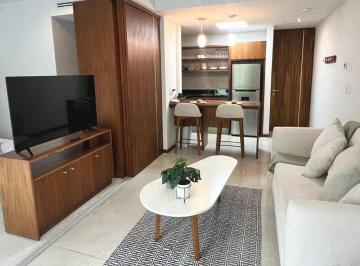 VISTA DESDE EL BALCON · Depto 1 Rec. 56 m² Listo Para Escriturar — Central Park, Playa del Carmen