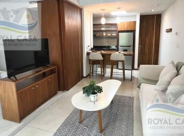 VISTA DESDE EL BALCON · Depto 1 Rec. 56 m² Listo Para Escriturar — Central Park, Playa del Carmen
