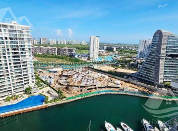 Departamento · 110m² · 2 Recámaras · 2 Estacionamientos · Departamento en Venta en Marina Condos Puerto Cancun