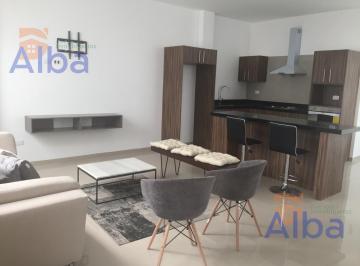Departamento · 120m² · 2 Recámaras · 2 Estacionamientos · Departamento Amueblado en Renta Al Norte en Lomas del Campestre