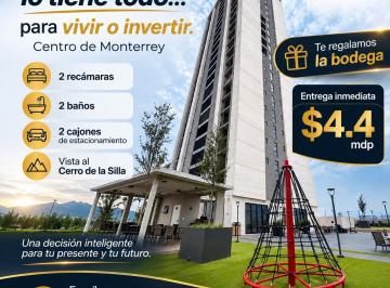 Departamento de 2 habitaciones, Monterrey · Departamento Para Estrenar en Monterrey