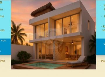 Casa · 260m² · 4 Recámaras · 2 Estacionamientos · Casa en Venta en Pueblo Chicxulub Puerto