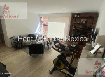 Departamento · 65m² · 2 Recámaras · 1 Estacionamiento · Departamento en Renta en Lomas de Memetla, Cuajimalpa de Morelos Jl 27 - 203.
