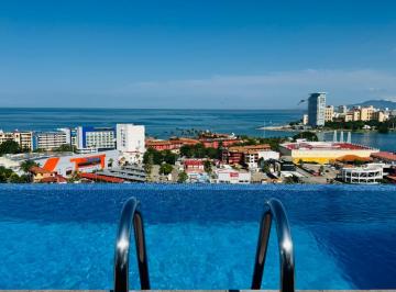Departamento de 1 habitación, Puerto Vallarta · Departamento Amueblado en Zoho Skies, Puerto Vallarta | Ideal Inversionistas | 1 Recámara Flex
