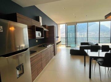 Departamento de 1 habitación, Santa Catarina · Loft en Renta en Torre Lovft Amueblado - Valle Poniente