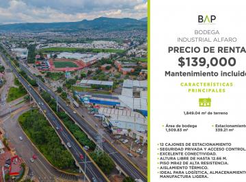 Bodega comercial , León · Bodega Comercial de 1849 m² en Renta en León