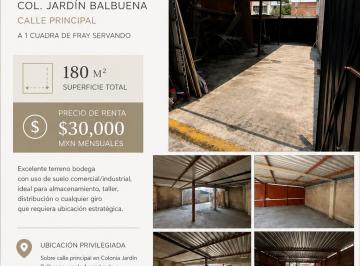 Terreno / Lote , Venustiano Carranza · Terreno de 180 m² en Renta en Jardín Balbuena