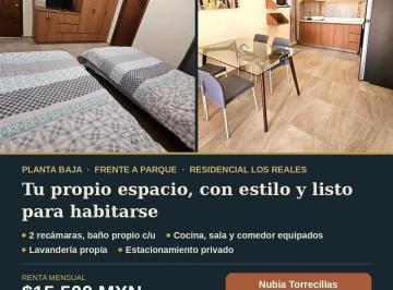 1 · Cómodo Departamento en Renta en Residencial Los Reales, Saltillo