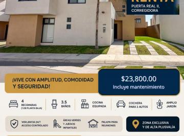 Casa en condominio de 4 habitaciones, Corregidora · Casa de 272 m² con 4 Recámaras en Renta en Puerta Real II